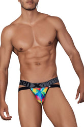 Xtremen 91148 Bedruckter Mikrofaser-Suspensorium, Farbe Rainbow Prism